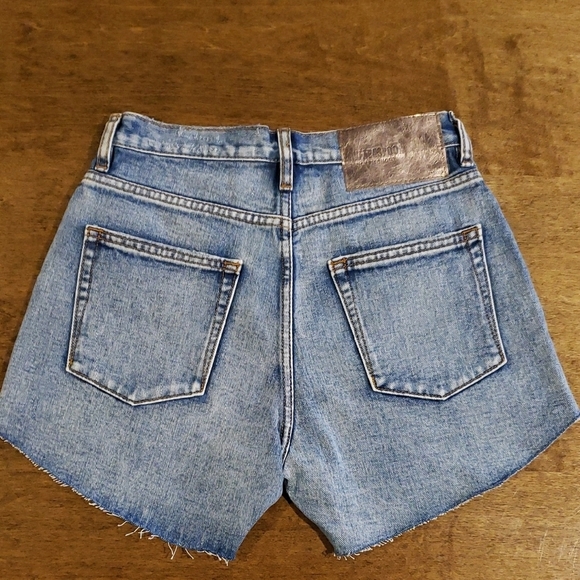 One Teaspoon Denim Blue Trucker Shorts 24 - Picture 6 of 9
